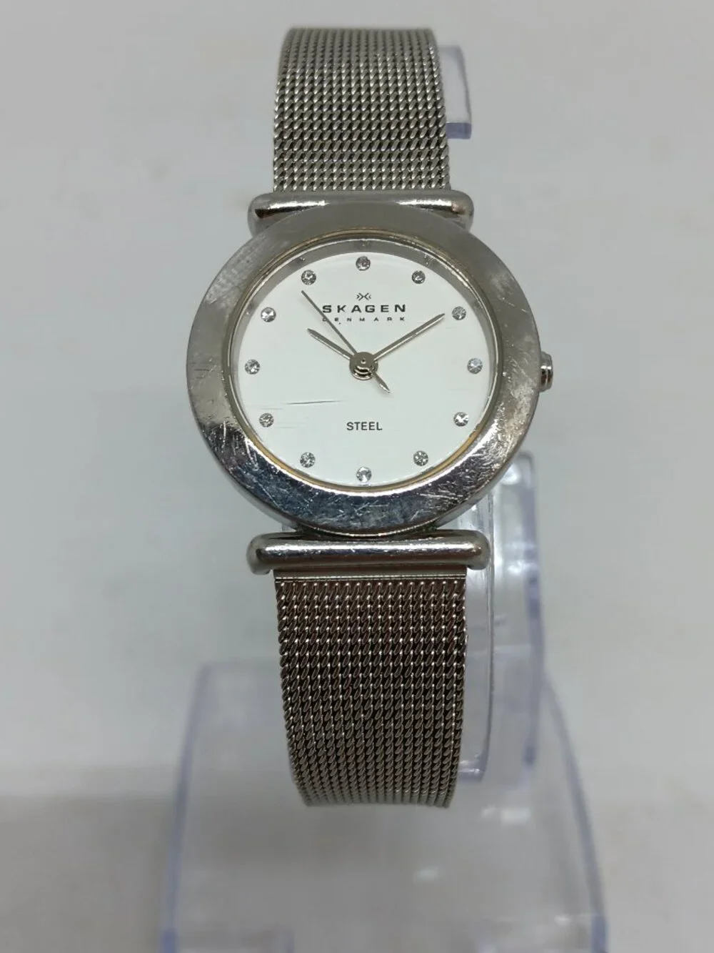 Skagen 107SSSD Women's 25mm S/ Steel Mesh Band Slim Profile Quartz Watch